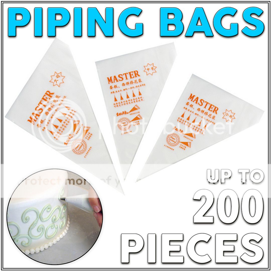 Disposable Clear Icing Frosting Filling Pastry Piping Bag Cake Cream